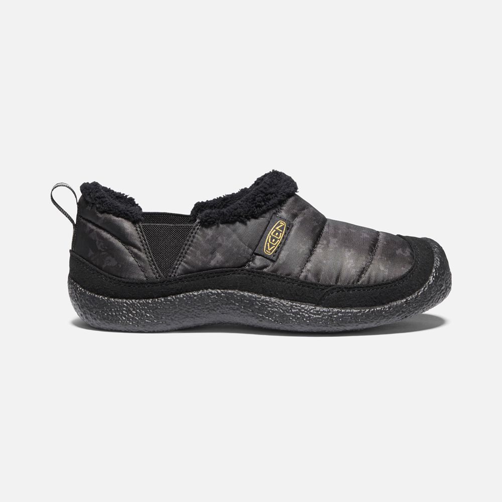 Keen Slip-On Kinderen Zwart/Geel - Howser Ii - 92564-OGLV